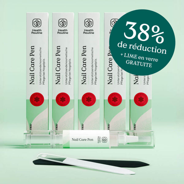 5x Nail Care Pen + GRATUITE Lime en verre